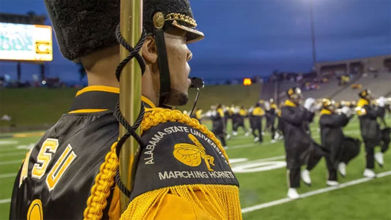 Teyana Taylor: Red Marching Band Jacket