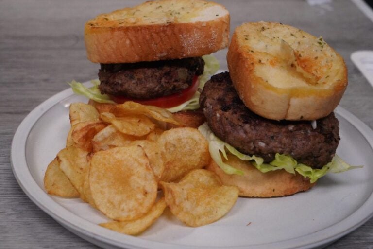 Cabbage Burgers with Sweet Potato Fries - Downright Delicious with Yo-Yo