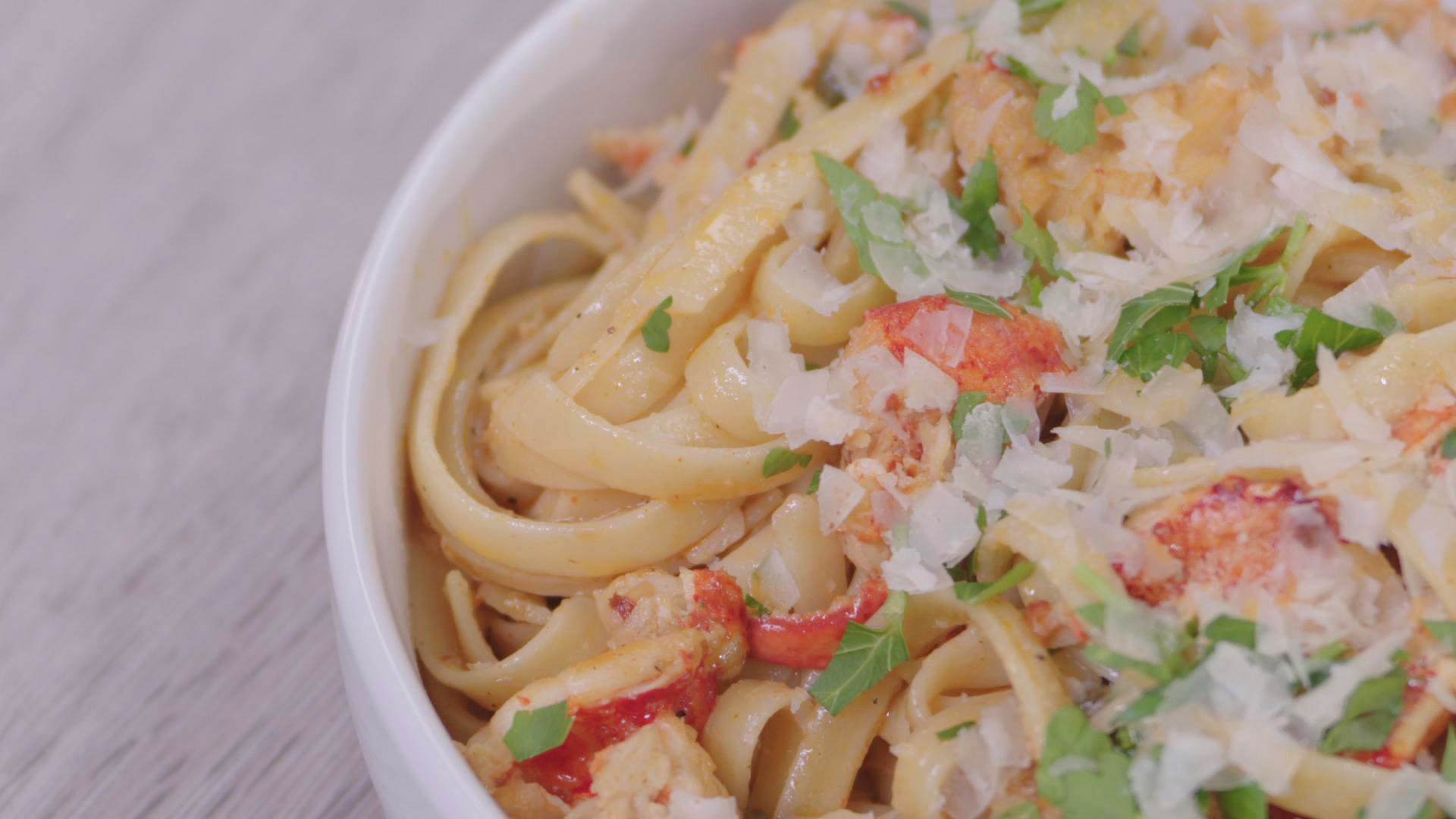 Lobster Pasta with Downright Delicious with Yo-Yo