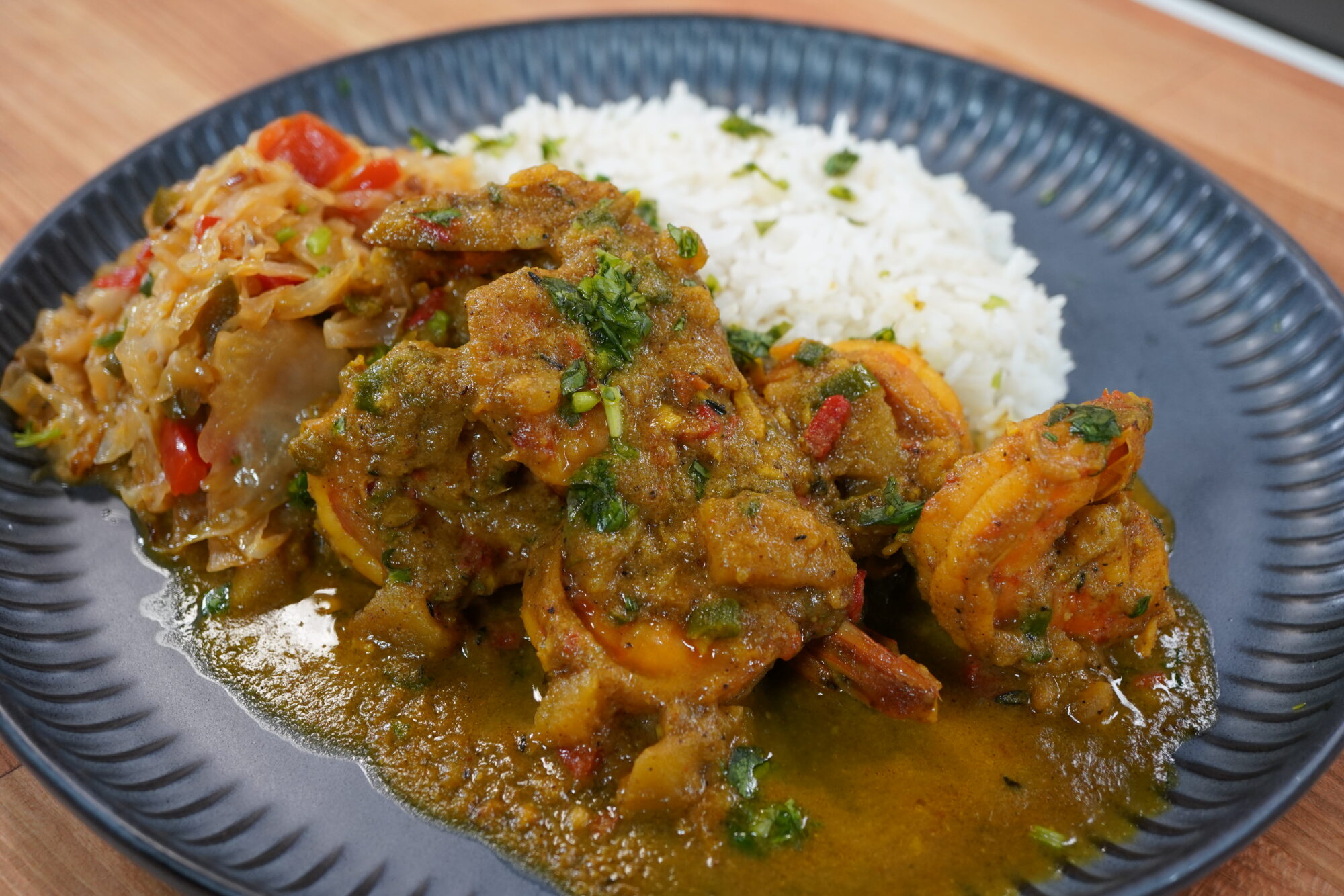 Yo-Yo Island Curried Shrimp